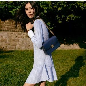 NWOT Tory Burch pinstripe dress